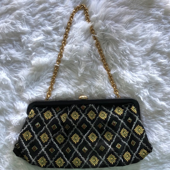 Stunning beaded Talbots evening bag. - Picture 4 of 7